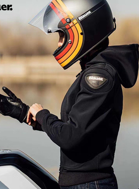 潮牌Blauer.H.T.  AN. 摩托车骑行服女休闲通勤防摔