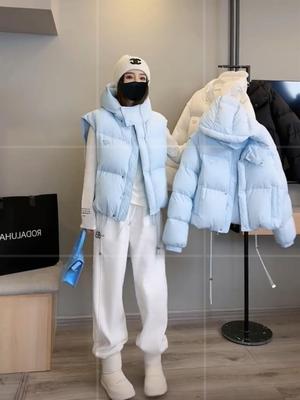 时尚潮牌白鸭绒新款小个子外套