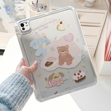 ipadair7保护壳2025ipad11保护套适用苹果pro13寸平板mini6外壳子10拆分5第十一代9九带笔槽亚克力a16三折y型