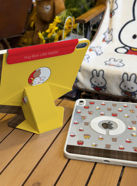 ipadair7保护壳720°旋转ipad11保护套磁吸增高ipadpro13寸新款苹果10代9拆分air654防弯摔mini7横竖支架12.9