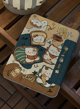 适用ipadair6双面夹2024款ipadpro保护套11英寸3+y折mini7磁吸13保护壳air5超薄4无边框ipad10代防弯旋转平板