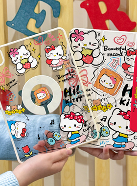 适用iPadPro保护套720旋转air7新款ipad11保护壳mini7磁吸拆分6平板10代九air45防弯亚克力13全包22笔槽8可爱