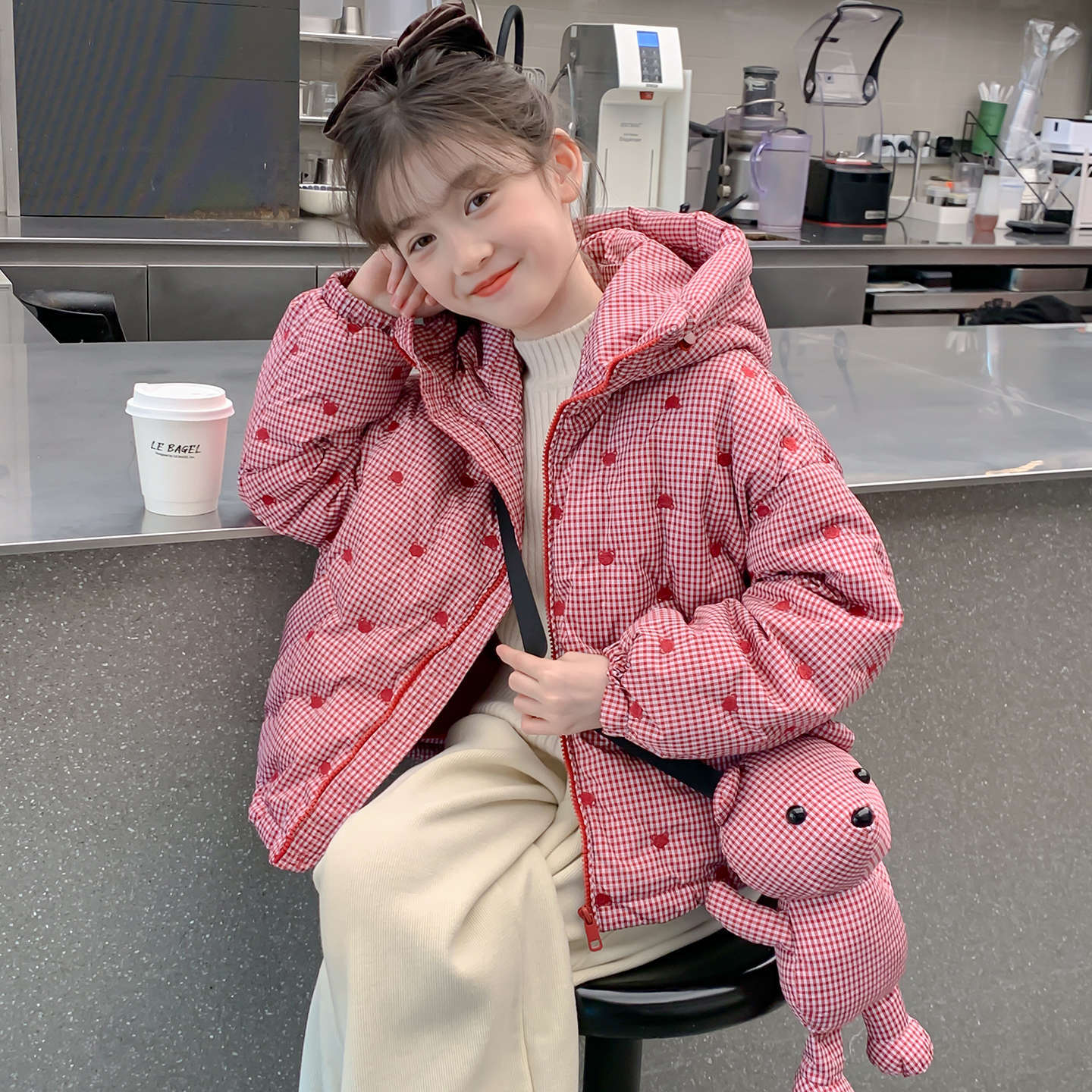 2025新款女童洋气加厚冬季棉服