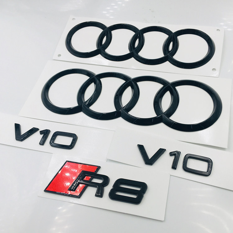 专用于奥迪r8车标改装v10车身
