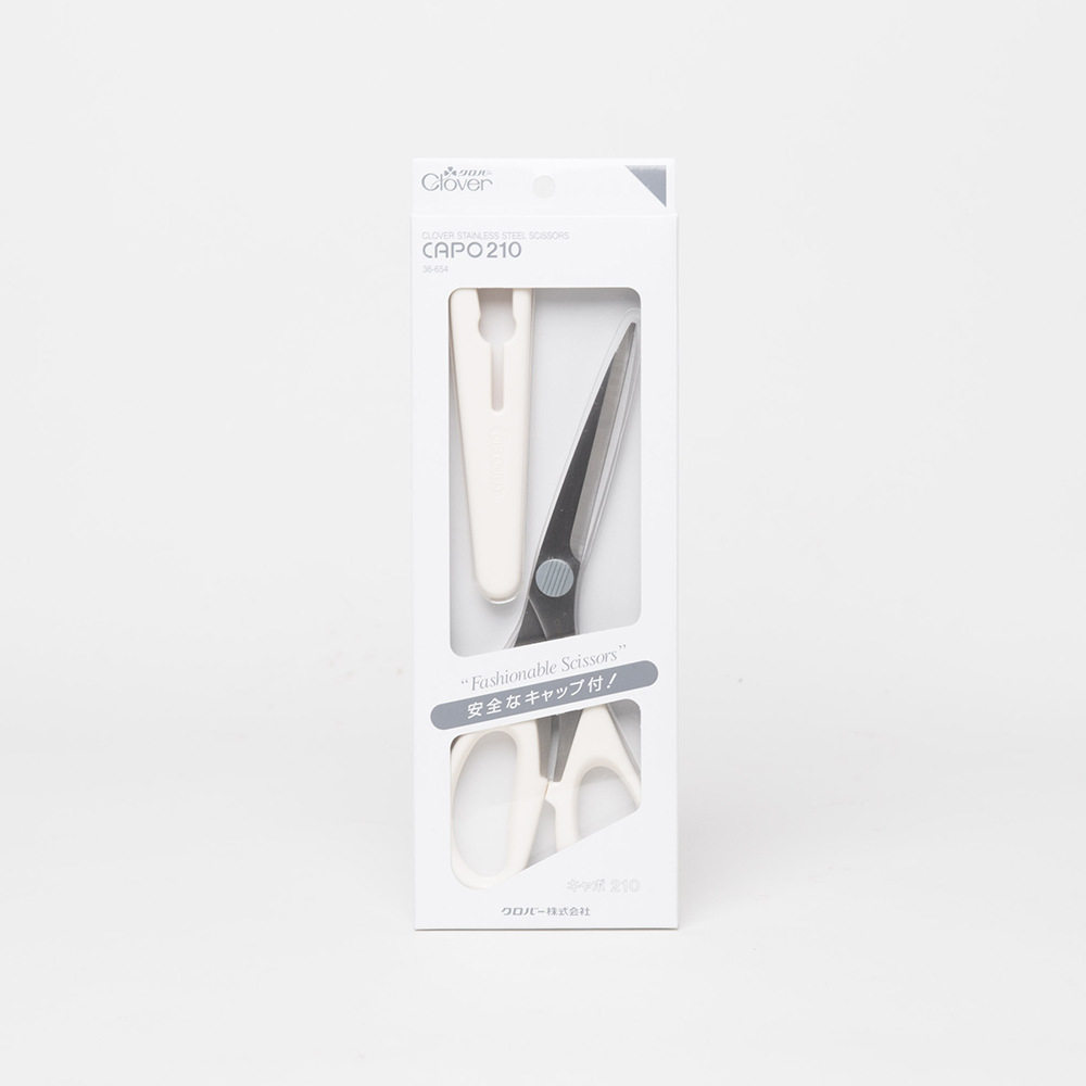 clover日本可乐拼布裁缝布艺皮具裁剪不锈钢手工剪刀36-654