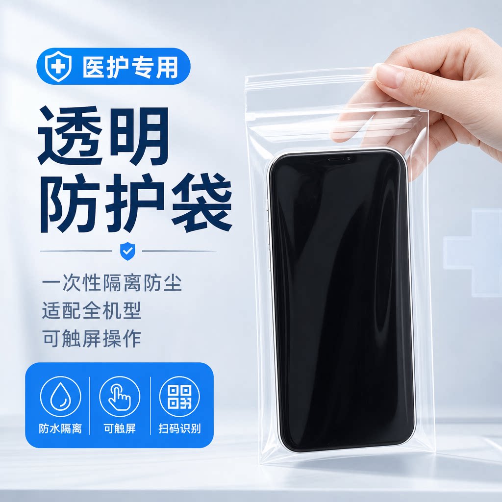 透明手机防水袋外卖医护可触屏
