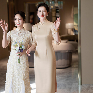 梦至超千子小姐龙迪花间辞2026新款钱塘佳人旗袍先生崔万志旗舰店