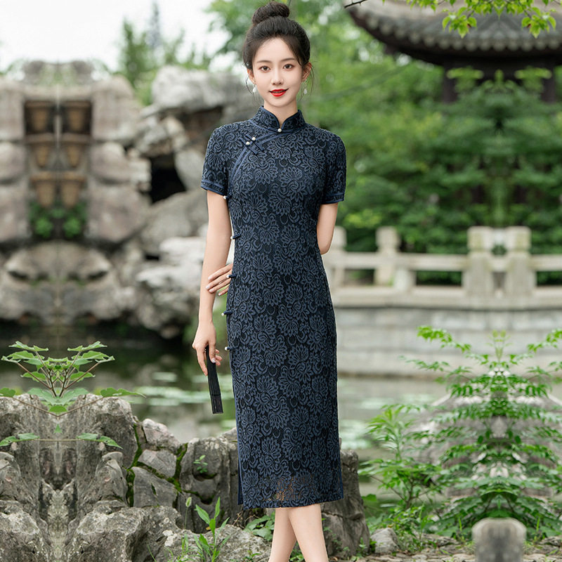 唐之语固执官方旗舰店专柜同款名兰世家2026新款四美子梦之超旗袍图片
