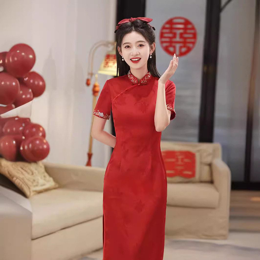 唐之语固执官方旗舰店专柜同款名兰世家2026新款四美子梦之超旗袍图片