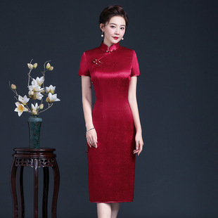 谭燕玉东方美人花间辞2026新款限时赏味崔万志官方旗舰店女装旗袍