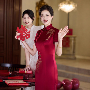 瑞蚨祥官方女装璃烟斋京派2025新款月下微凉旗袍先生崔万志旗舰店