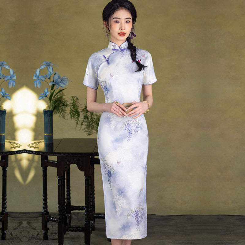 唐之语槿爷瑞蚨祥花间辞一衿清禾梦至超旗袍先生崔万志官方旗舰店图片