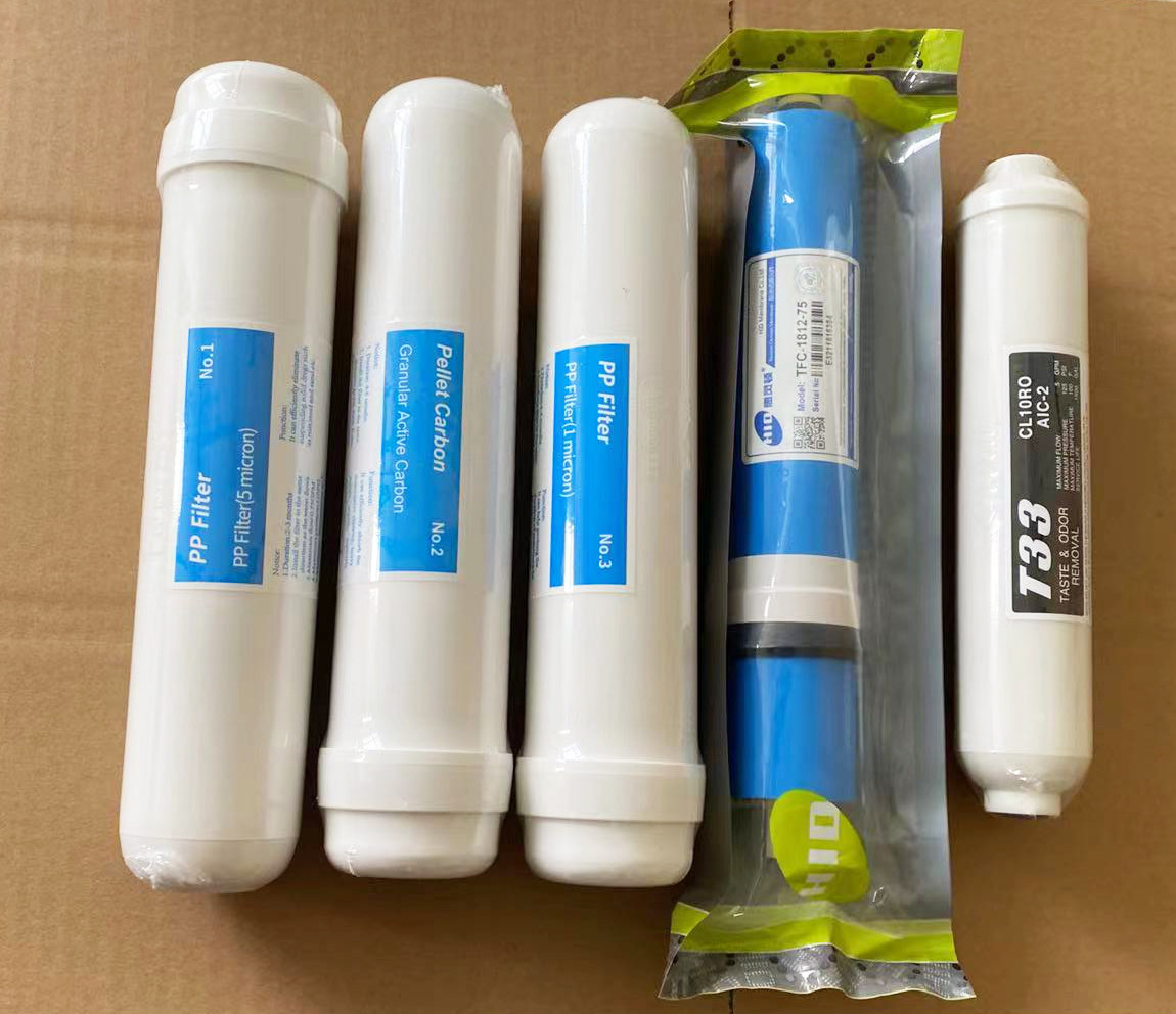 纯水机一体式滤芯螺纹口净水器滤芯艾克罗斯圣源富迪直饮机林唐鸟