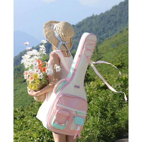 防水加厚儿童款36寸吉他双肩背包