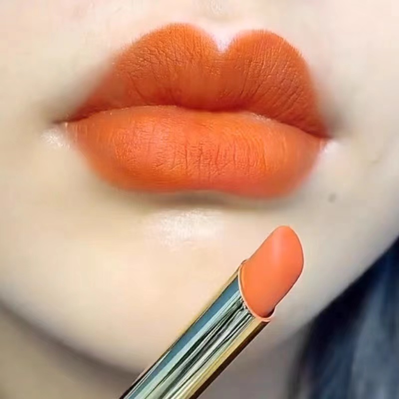 李佳琪推荐细跟口红大牌正品不沾杯不掉色豆沙胡萝卜色不脱色口红