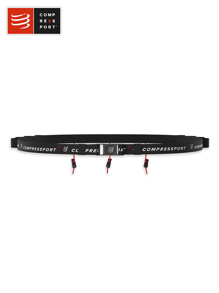 COMPRESSPORT 마라톤 번호 벨트 남성 및 여성 경주 러닝 벨트 번호 천 에너지 접착제 고정
