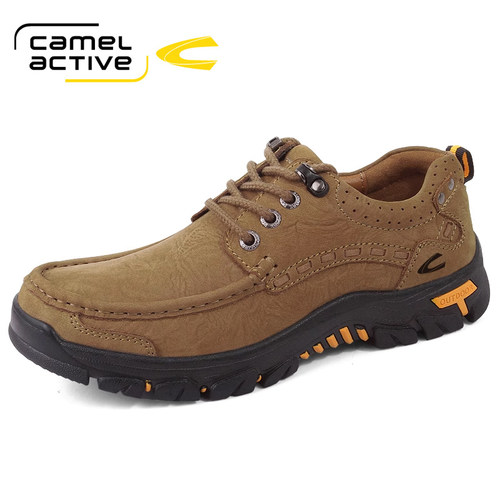 男士爸爸软底登山户外休闲皮鞋