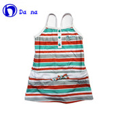 外贸Dana女孩连体裙式 游泳衣保守温泉泳装 婴幼儿女童泳衣学生遮肚