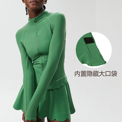 运动外套女普拉提健身服瑜伽上衣