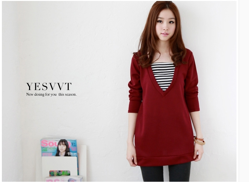 260斤特大码女秋冬装240宽松显瘦230胖mm假两件长袖打底t恤280女