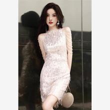 晚礼服女高级感宴会气质轻奢小众高端小个子短款生日party派对裙