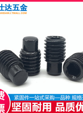 12.9级凸端内六角紧定螺丝圆柱端无头螺丝34568M10M14M16M18M2030