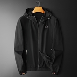 2025春秋季新款男士连帽夹克货号D7091P210长期款，男装夹克，钱塘6027（原6003）