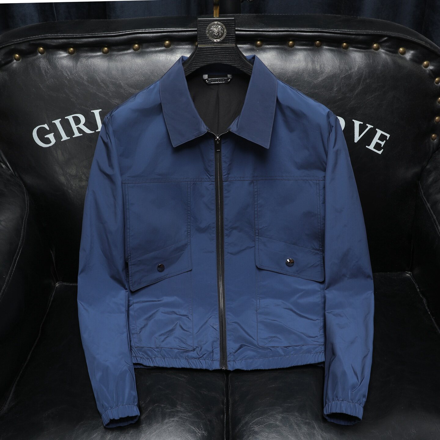 2026春季新款男士翻领夹克货号SZ317P200，男装夹克，钱塘6027（原6003）