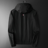 2025春秋季新款男士连帽夹克货号D7091P210长期款，男装夹克，钱塘6027（原6003）