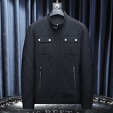 2024立领棉衣绗缝时尚棉充抗皱防水男士外套货号AK042P260，男装棉衣，钱塘6027（原6003）