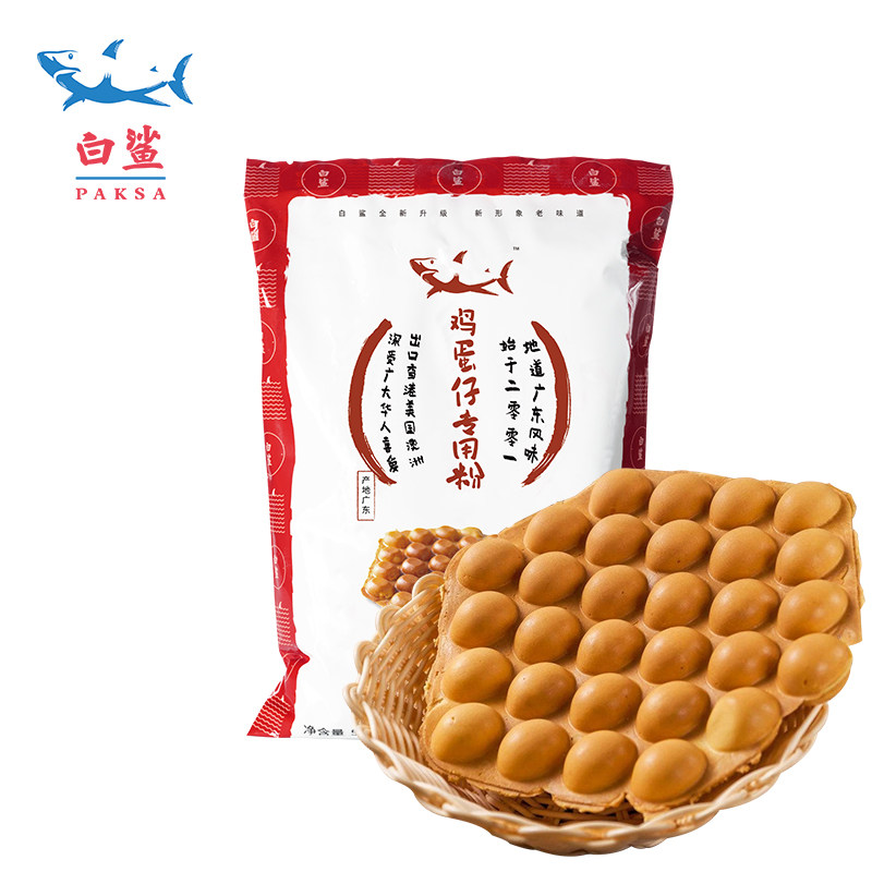 白鲨鸡蛋仔粉蛋仔粉商用家用香港qq蛋仔专用粉预拌粉原味港式配方