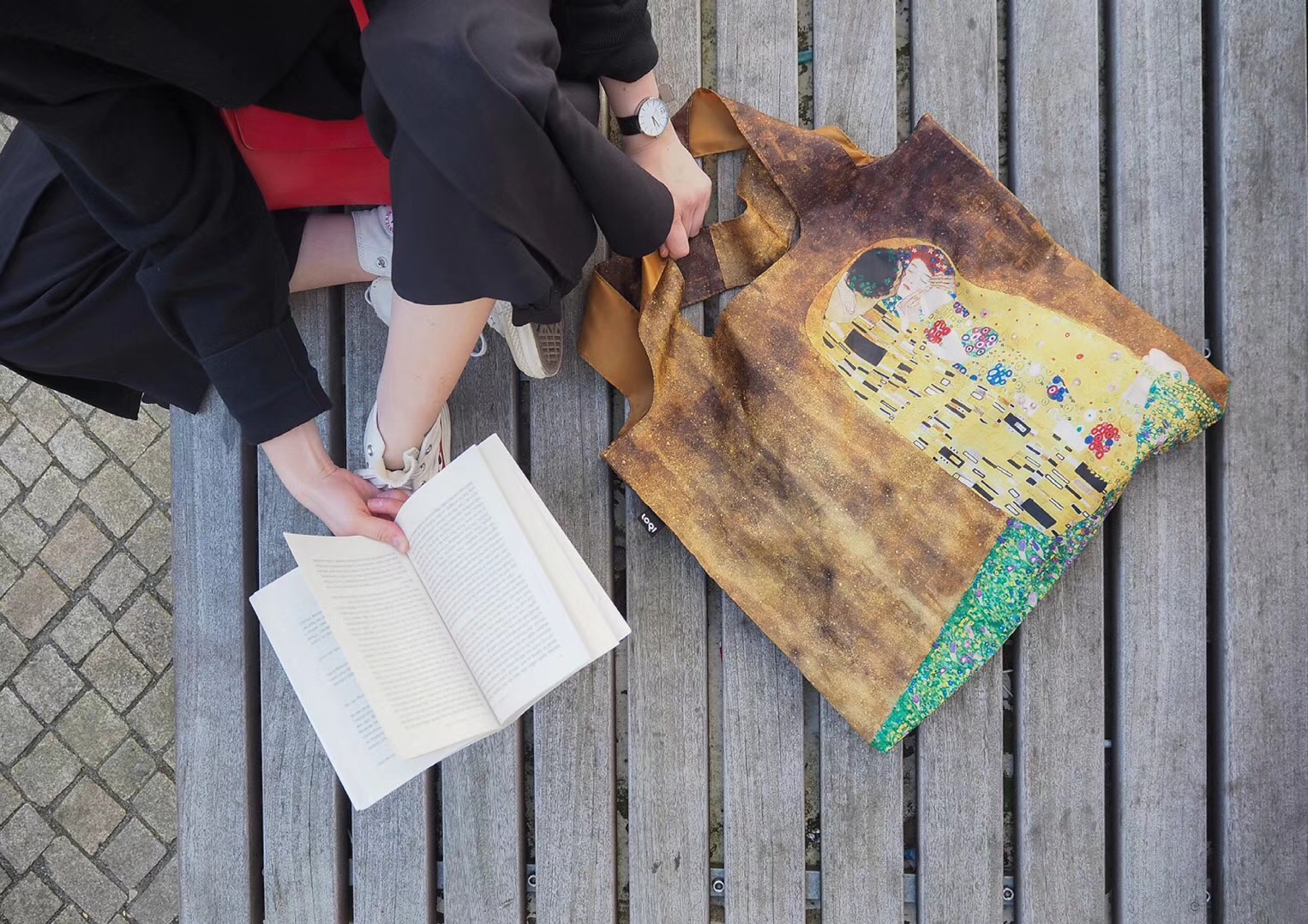 loqi艺术珍藏品折叠便捷购物袋