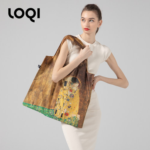 LOQI轻便折叠浪漫时尚环保购物袋