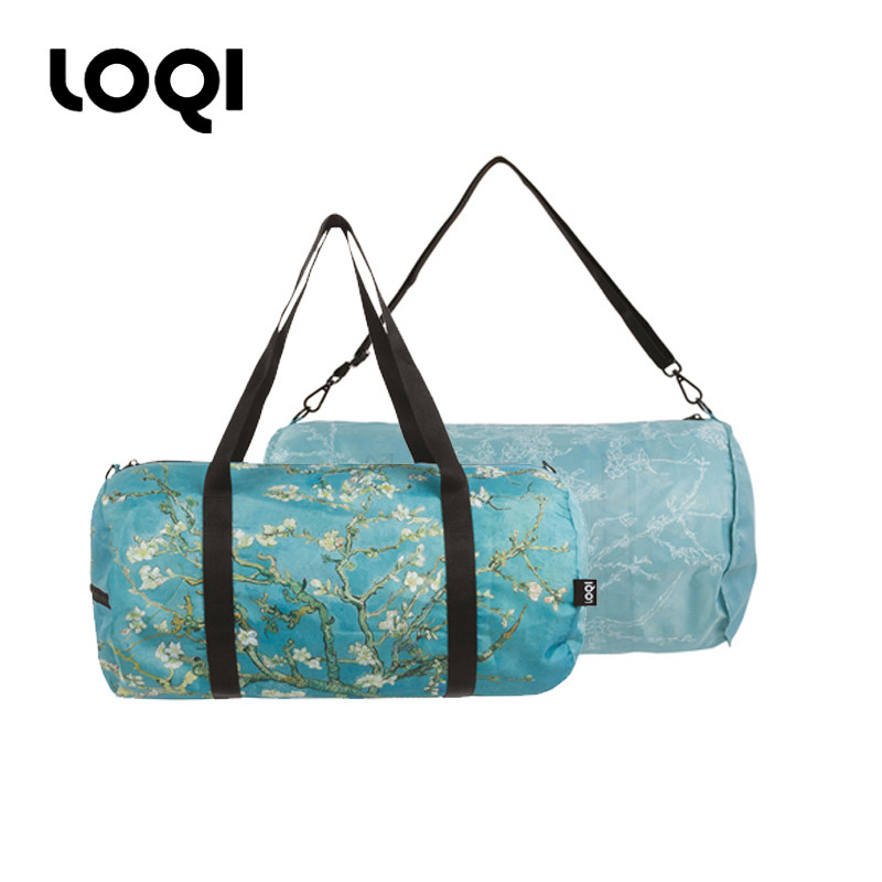 德国LOQI双面轻便旅行袋梵高名画手提单肩斜跨包健身包旅行包杏花,运动包/户外包/配件,运动鼓包/旅行包,淘宝优惠券,粉丝福利购,淘宝优惠卷