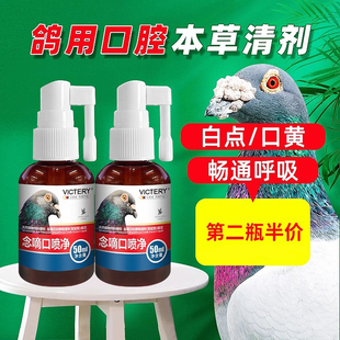 汉诺威口腔净清理口腔白点口黄毛滴虫非鸽药上下呼吸道赛信鸽专用
