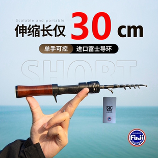 D-260X1振出式伸缩杆L硬度迷你路亚竿便携微泛用杆旅行竿