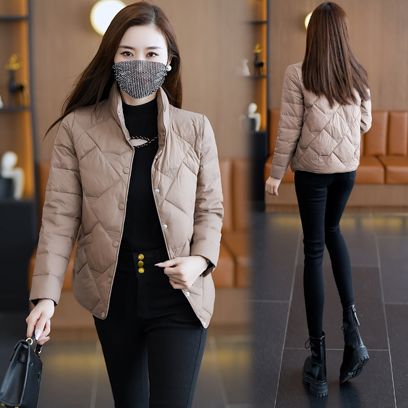 羽绒棉服女款2025年新款冬季棉衣巨好看的初冬外套洋气轻薄小棉袄