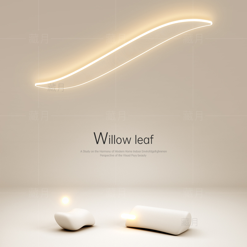 创意阳台玄关灯长条led吸顶灯极简过道走廊灯客厅灯2025新款灯具