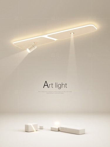 创意长Led吸顶灯过道走廊灯入口阳台灯客厅卧室灯2025新灯