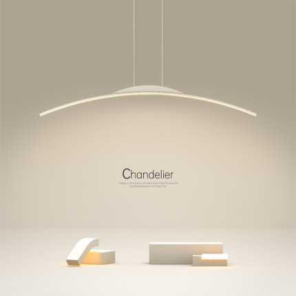 长条led餐厅灯简约现代客厅灯吧台灯吊灯个性创意餐桌灯饭厅灯具