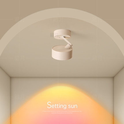 过道走廊灯简约现代led吸顶灯落日玄关阳台灯卧室灯2025新款灯具