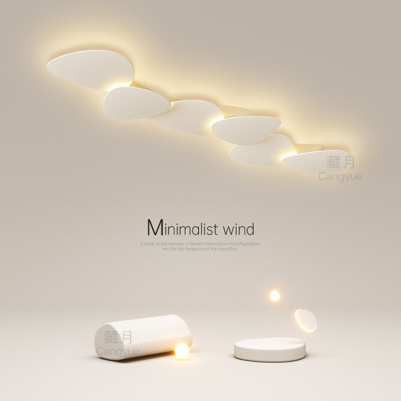 创意led吸顶灯简约现代过道走廊灯长条客厅灯卧室灯玄关阳台灯具