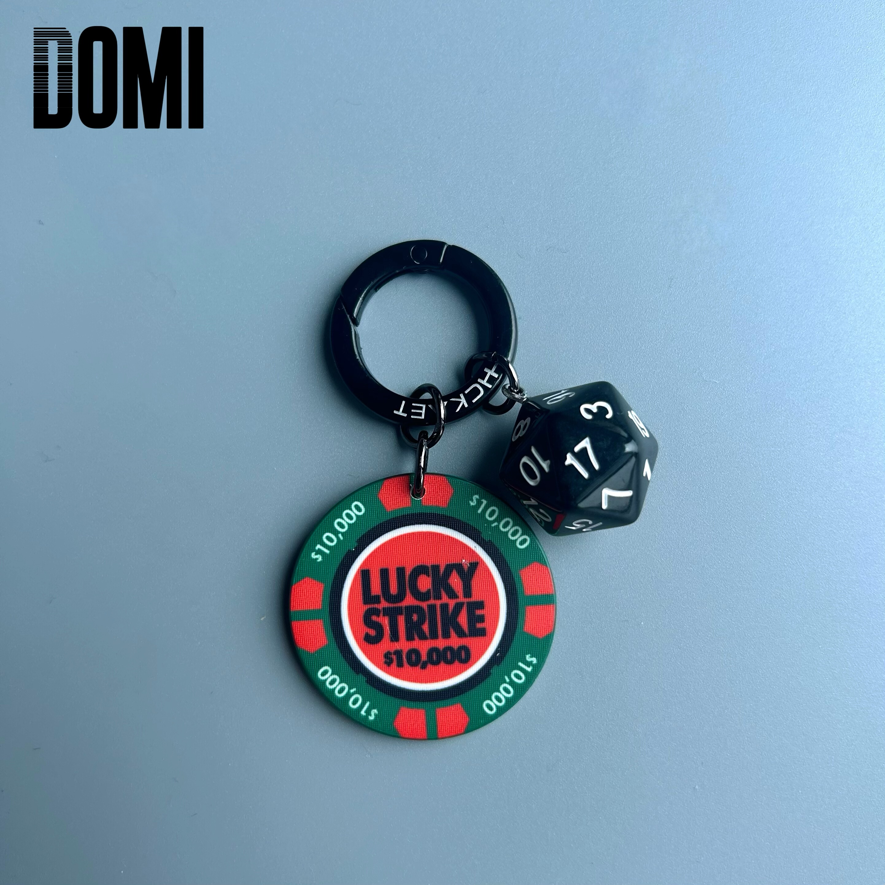 2025新年好运陶瓷筹码车钥匙扣美式包挂件饰吊坠(西行专拍)