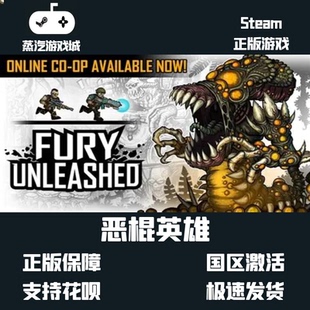 PC正版 Steam游戏 恶棍英雄 Fury Unleashed 激活码 国区 CDKey