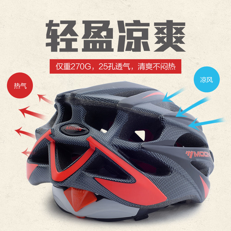 Casque cycliste mixte MOON - Ref 2234141 Image 3