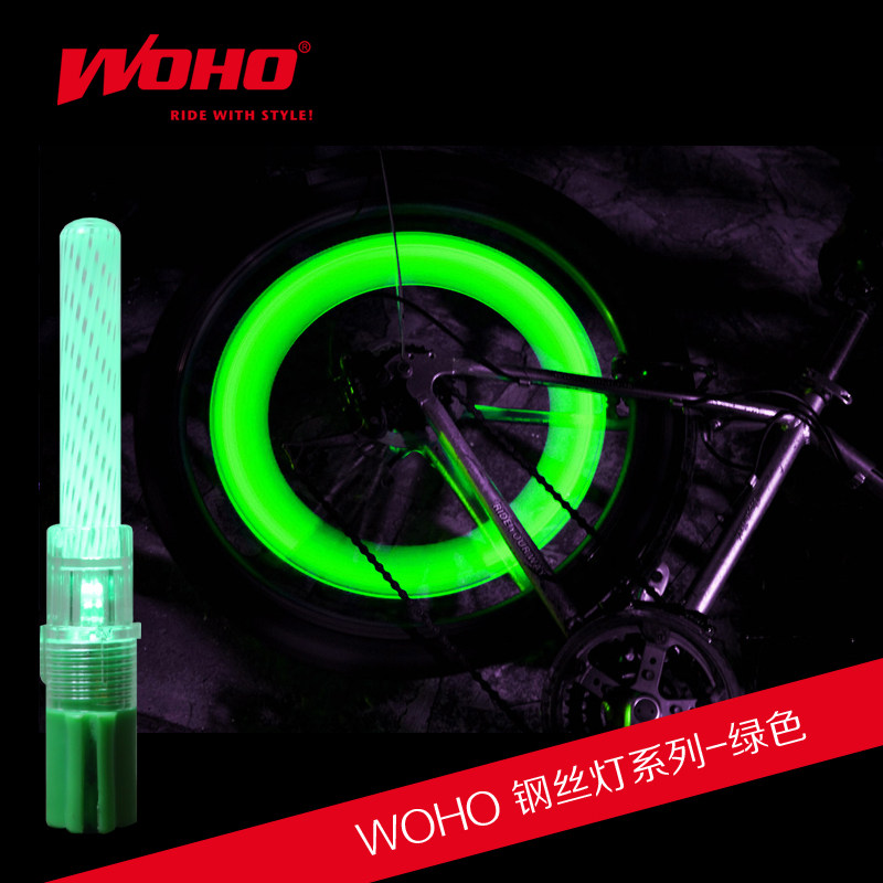 Eclairage pour vélo WOHO - feux de Valve - Ref 2401162 Image 3