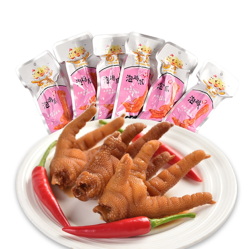 百丈泉江西泡椒味地方特色鸡爪