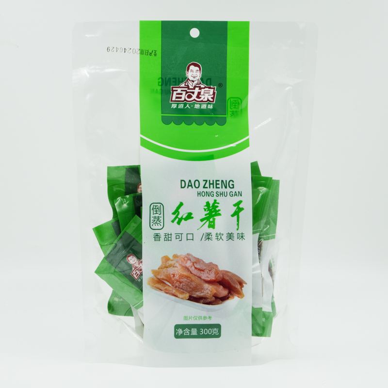百丈泉江西特产红薯干454g地瓜干番薯干休闲零食倒蒸红薯干分享装