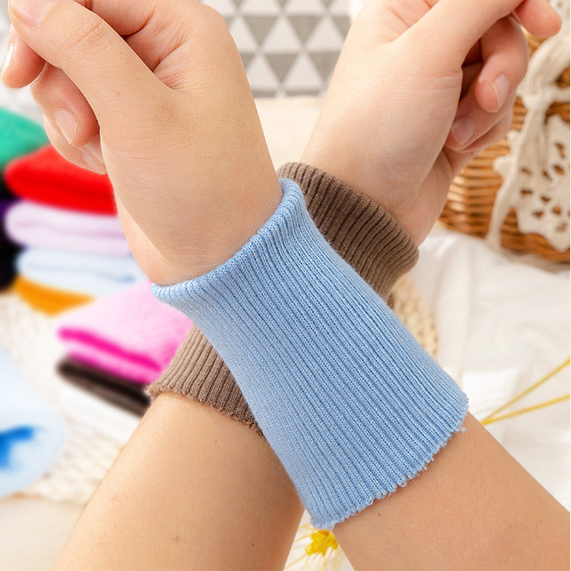 罗纹袖口松紧边裤口无缝针织螺纹面布料羽绒服儿童外套裤接长辅料