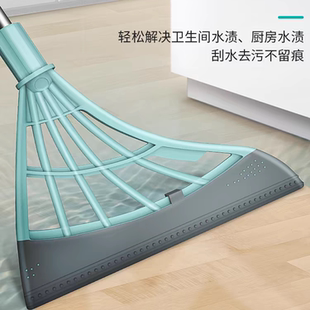 扫地地板魔术扫把家用不粘头发笤帚扫帚软硅胶拖把卫生间刮水板器